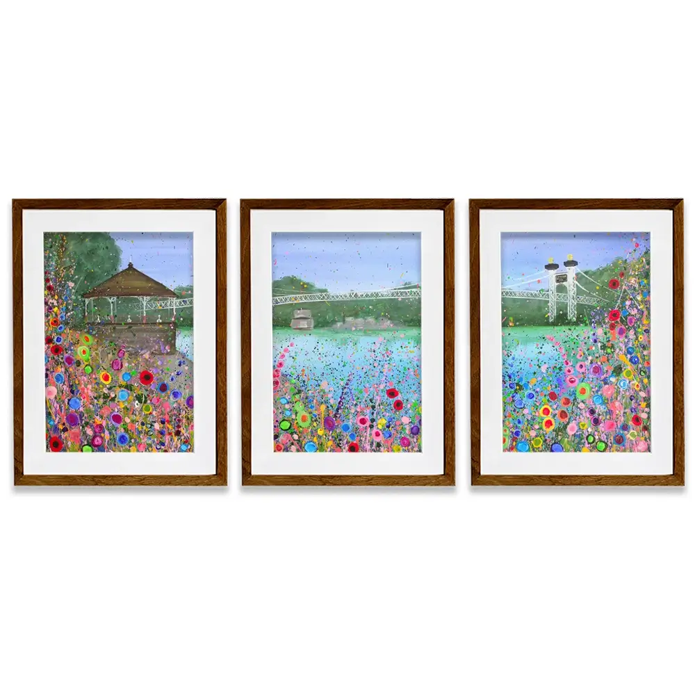 The Groves Framed Art Print Trio The Groves Framed Art Print Trio wall art product Jo Gough