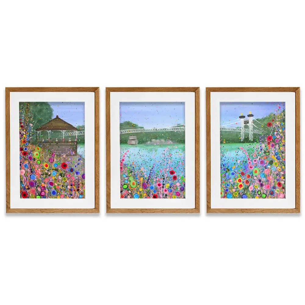 The Groves Framed Art Print Trio The Groves Framed Art Print Trio wall art product Jo Gough