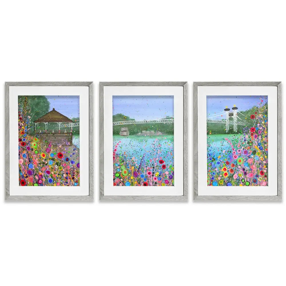 The Groves Framed Art Print Trio The Groves Framed Art Print Trio wall art product Jo Gough