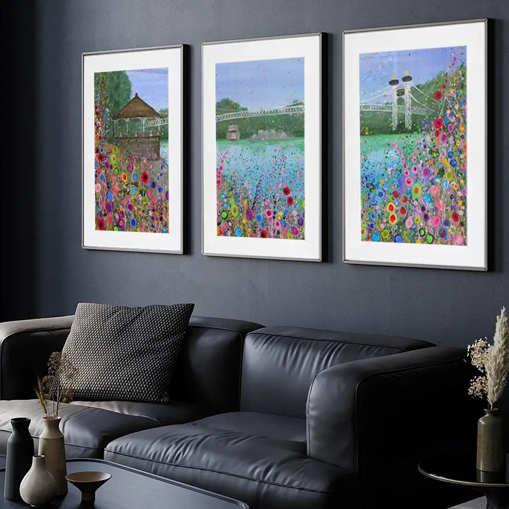 The Groves Framed Art Print Trio The Groves Framed Art Print Trio wall art product Jo Gough