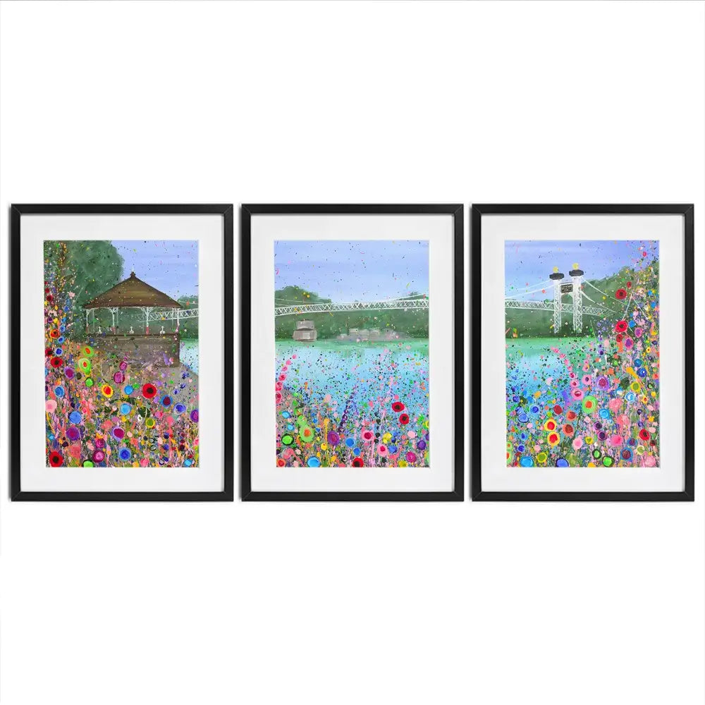 The Groves Framed Art Print Trio The Groves Framed Art Print Trio wall art product Jo Gough