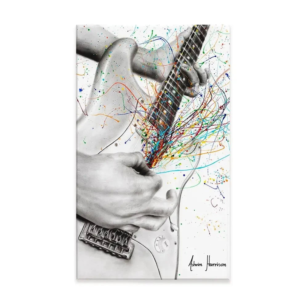 The Guitar Solo Canvas Print The Guitar Solo Canvas Print wall art product Ashvin Harrison