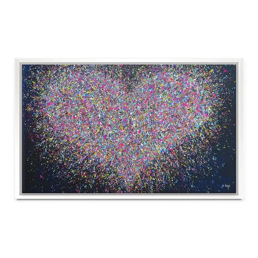 The Happiest Heart Canvas Print The Happiest Heart Canvas Print wall art product Jo Gough