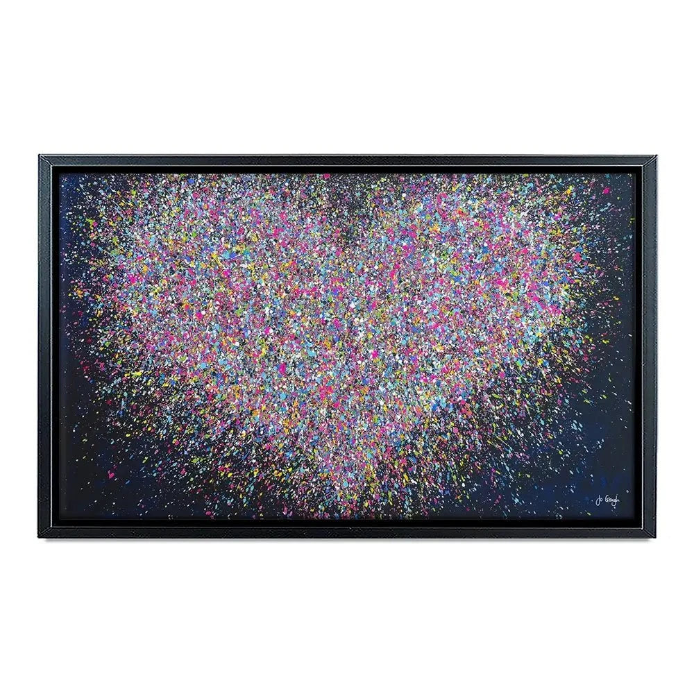 The Happiest Heart Canvas Print The Happiest Heart Canvas Print wall art product Jo Gough