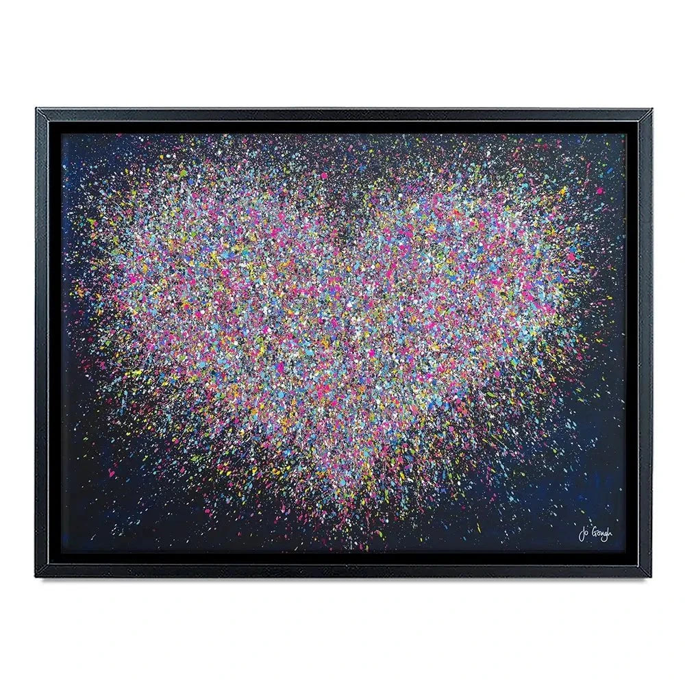 The Happiest Heart Canvas Print The Happiest Heart Canvas Print wall art product Jo Gough