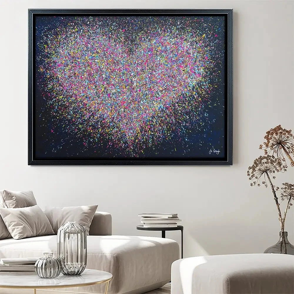 The Happiest Heart Canvas Print The Happiest Heart Canvas Print wall art product Jo Gough