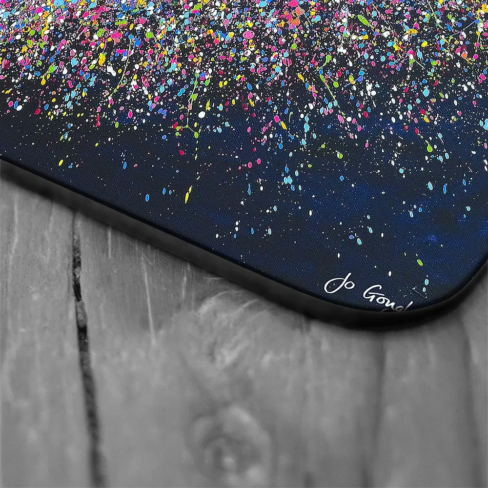 The Happiest Heart Coaster Set Rainbow Soul Tree Coaster Set | Rainbow Soul Tree Art Coasters wall art product Jo Gough