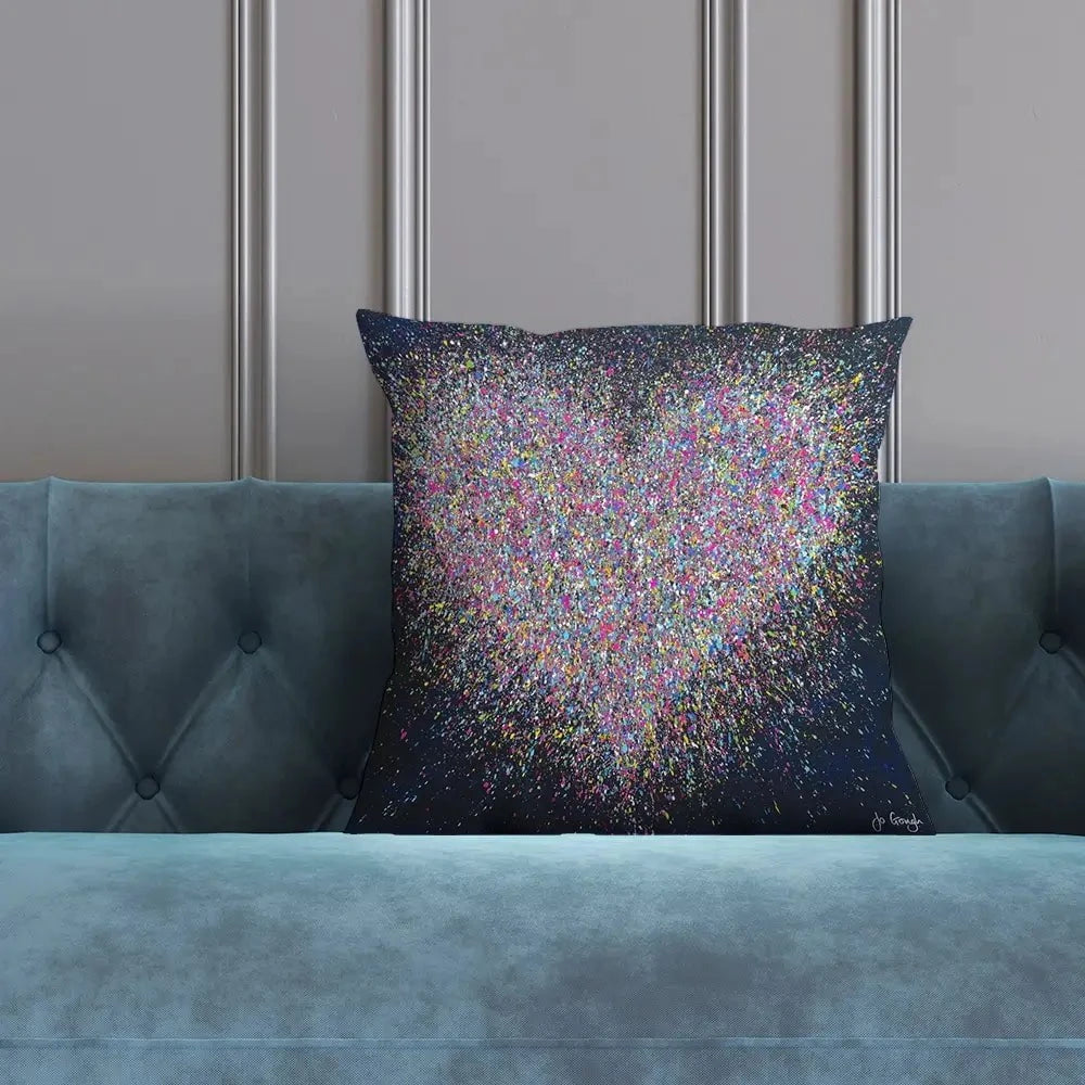 The Happiest Heart Cushion The Happiest Heart Cushion wall art product Jo Gough