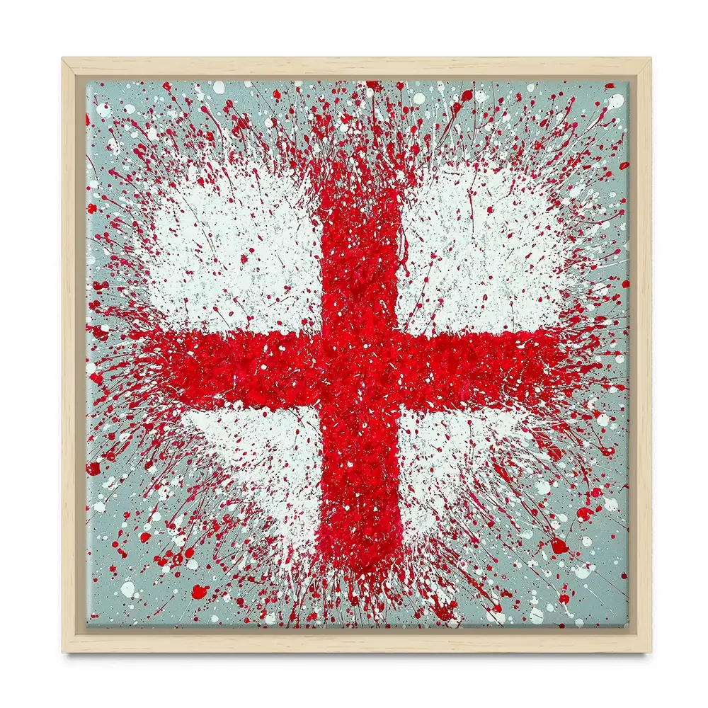 The Heart Of England Square Canvas Print The Heart Of England Square Canvas Print wall art product Jo Gough
