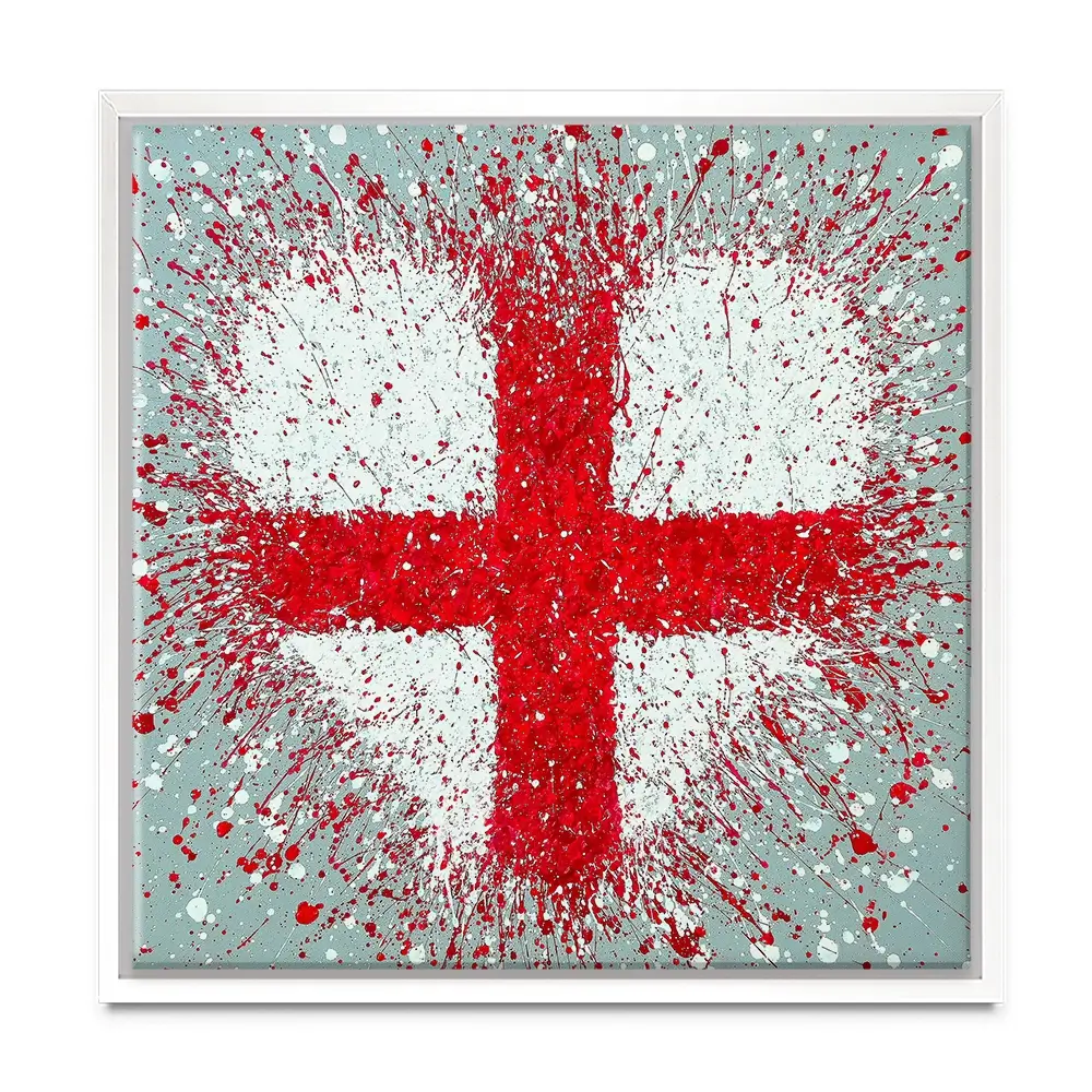 The Heart Of England Square Canvas Print The Heart Of England Square Canvas Print wall art product Jo Gough