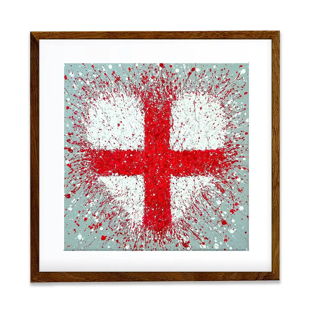 The Heart Of England Square Framed Art Print The Heart Of England Square Framed Art Print wall art product Jo Gough