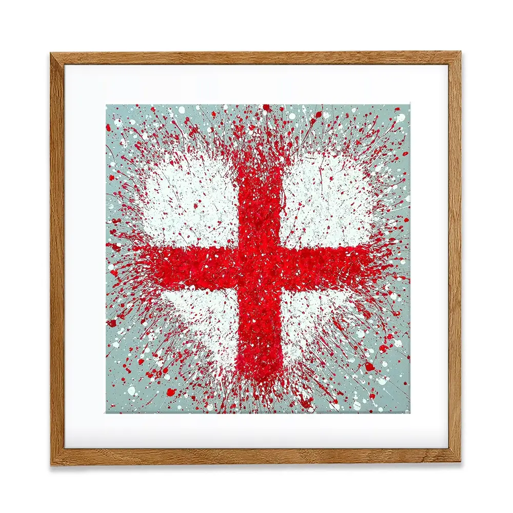 The Heart Of England Square Framed Art Print The Heart Of England Square Framed Art Print wall art product Jo Gough