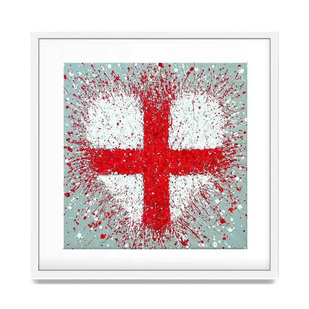 The Heart Of England Square Framed Art Print The Heart Of England Square Framed Art Print wall art product Jo Gough