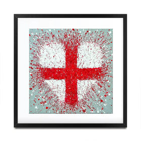 The Heart Of England Square Framed Art Print The Heart Of England Square Framed Art Print wall art product Jo Gough
