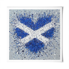 The Heart Of Scotland Square Art Print The Heart Of Scotland Square Art Print wall art product Jo Gough
