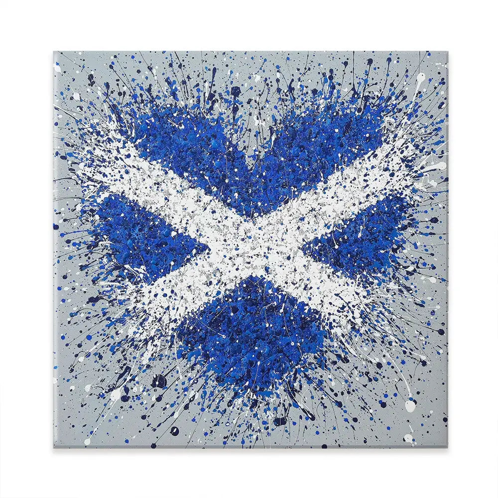 The Heart Of Scotland Square Canvas Print The Heart Of Scotland Square Canvas Print wall art product Jo Gough