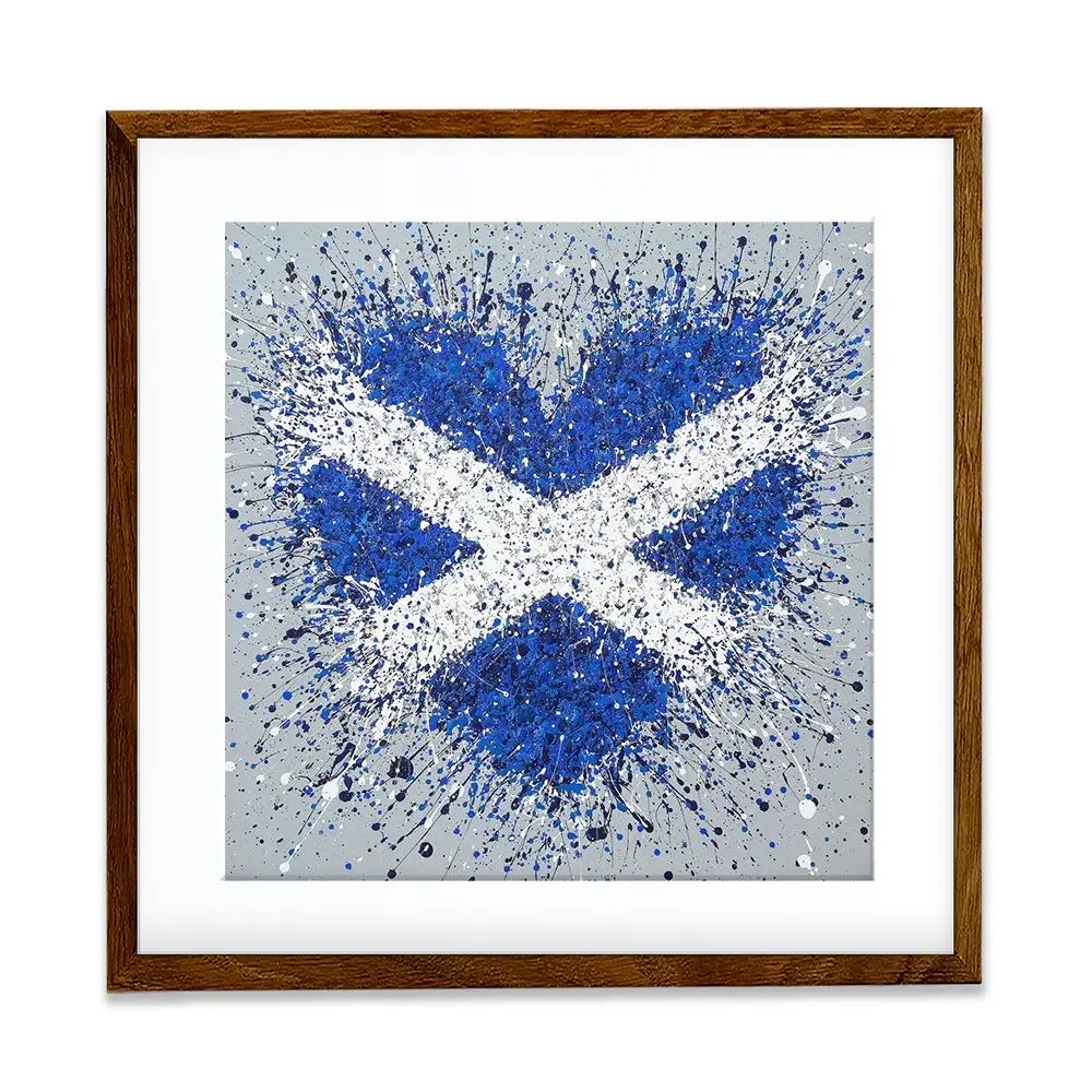 The Heart Of Scotland Square Framed Art Print The Heart Of Scotland Square Framed Art Print wall art product Jo Gough