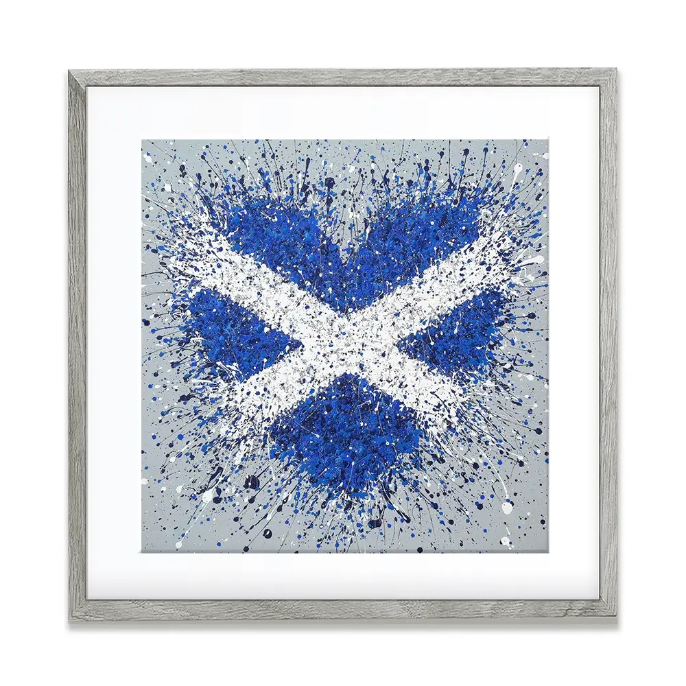 The Heart Of Scotland Square Framed Art Print The Heart Of Scotland Square Framed Art Print wall art product Jo Gough