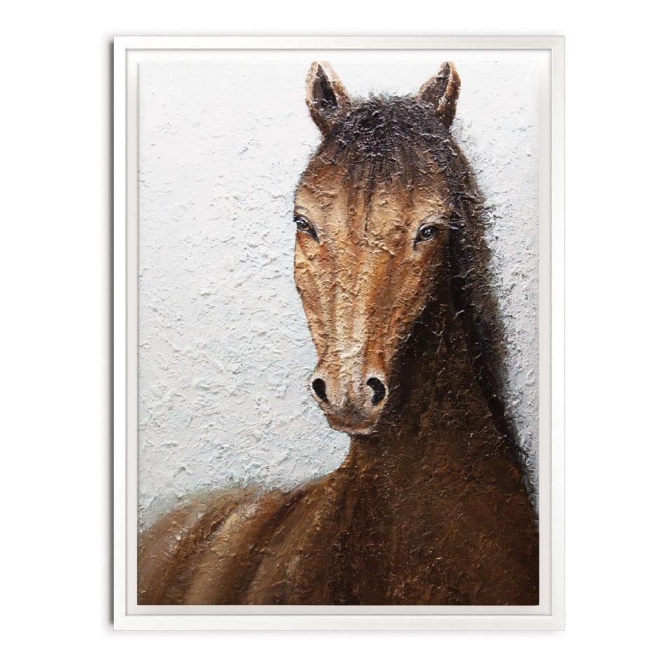 The Horse Canvas Print wall art product Osnat Tzadok