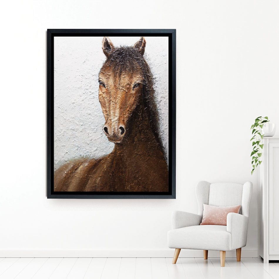 The Horse Canvas Print wall art product Osnat Tzadok