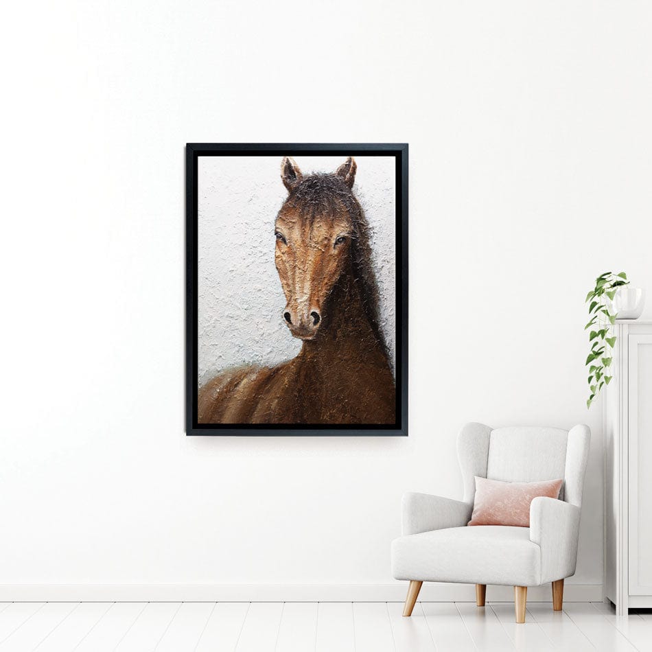 The Horse Canvas Print wall art product Osnat Tzadok