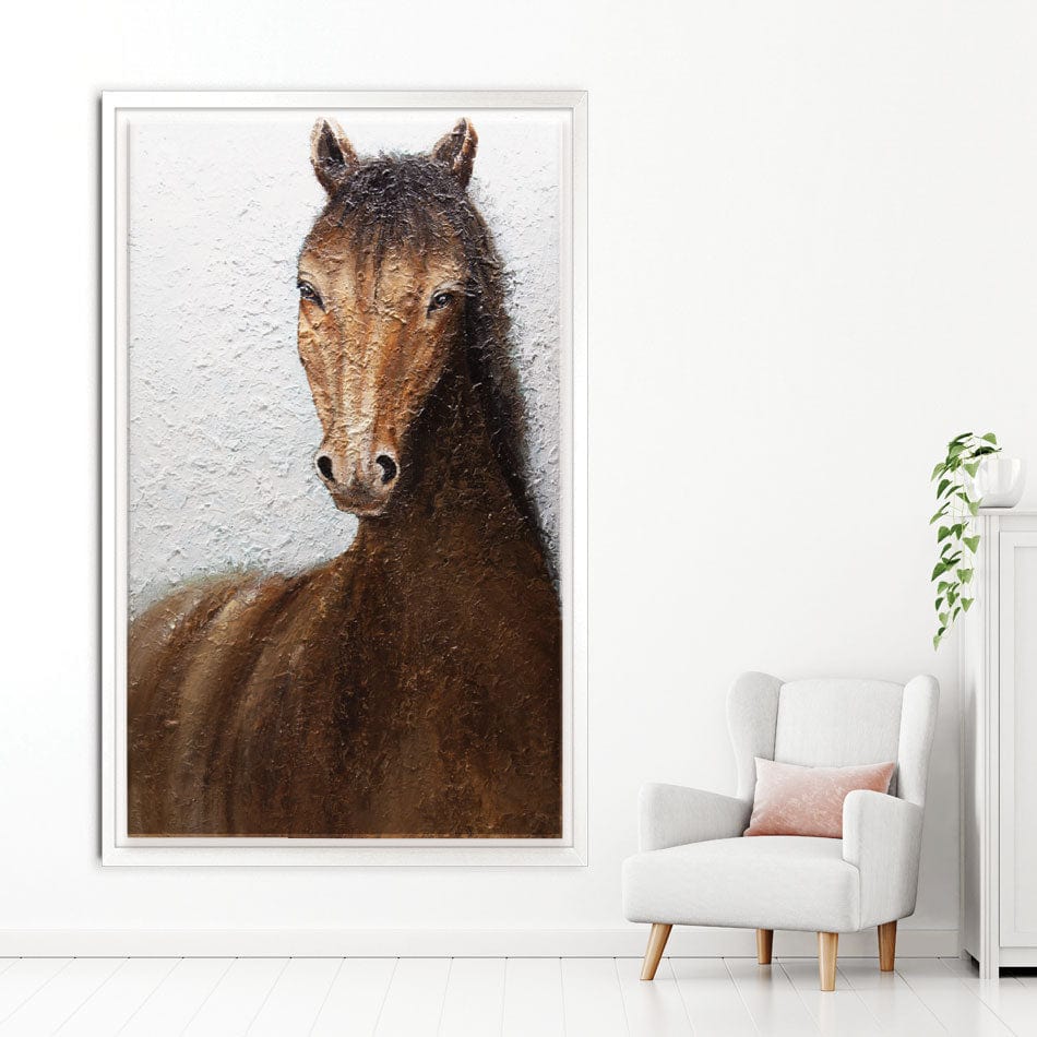 The Horse Canvas Print wall art product Osnat Tzadok