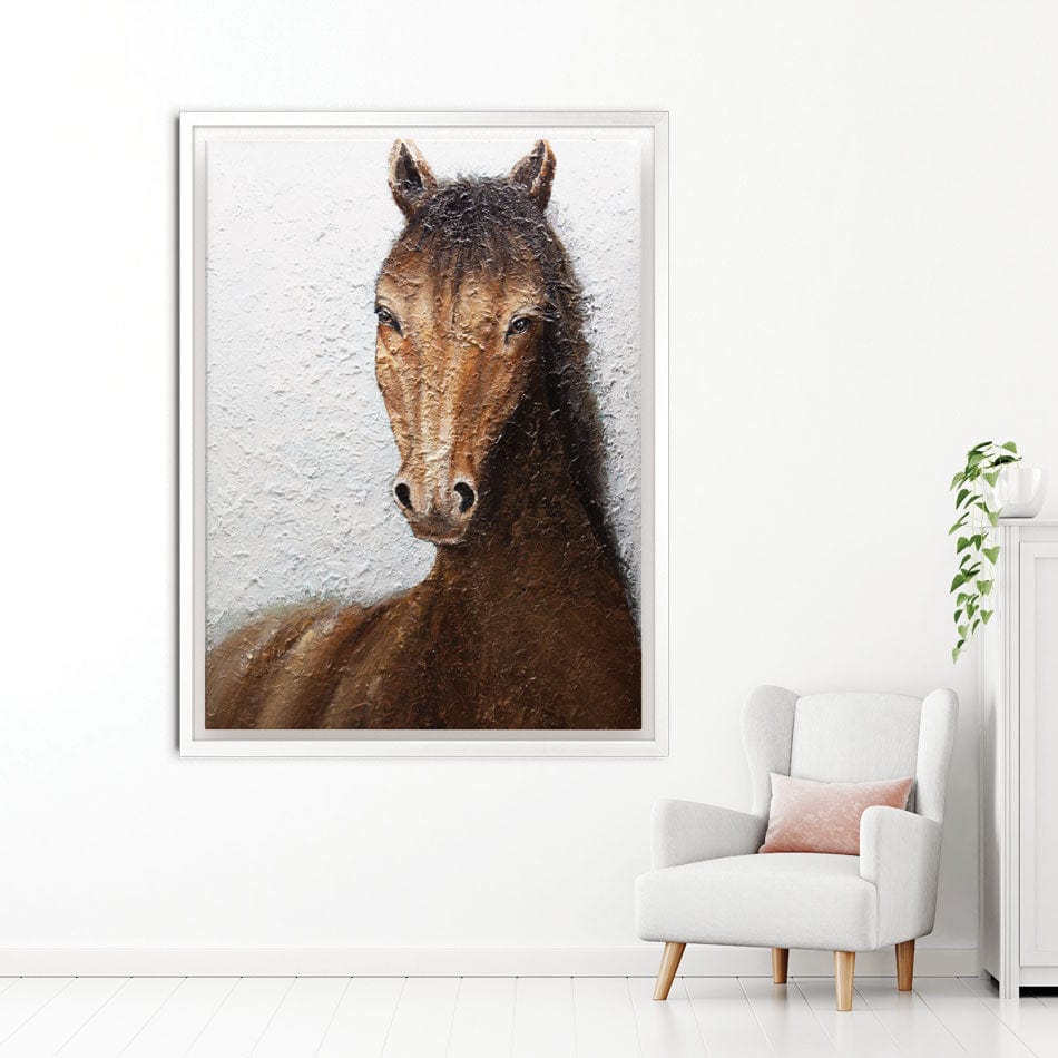 The Horse Canvas Print wall art product Osnat Tzadok