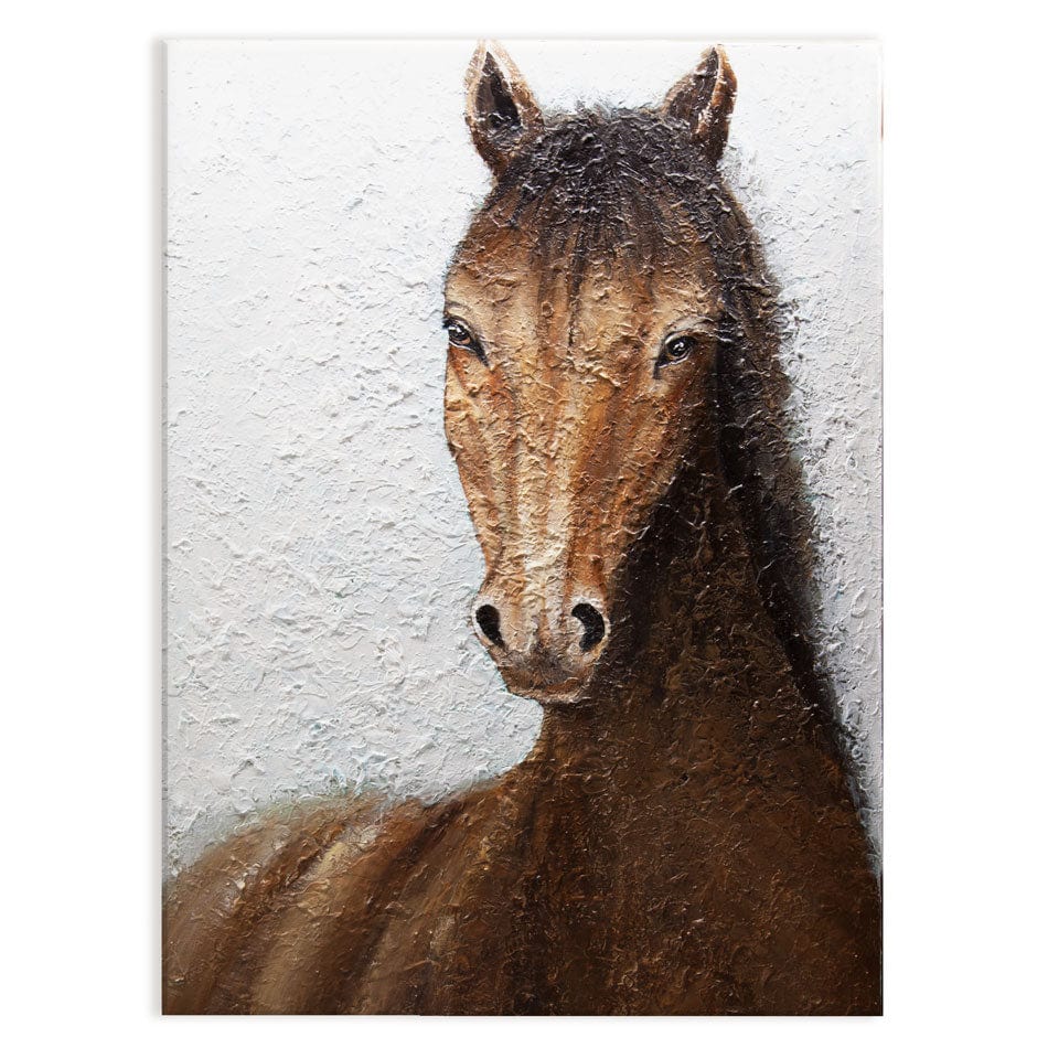 The Horse Canvas Print wall art product Osnat Tzadok