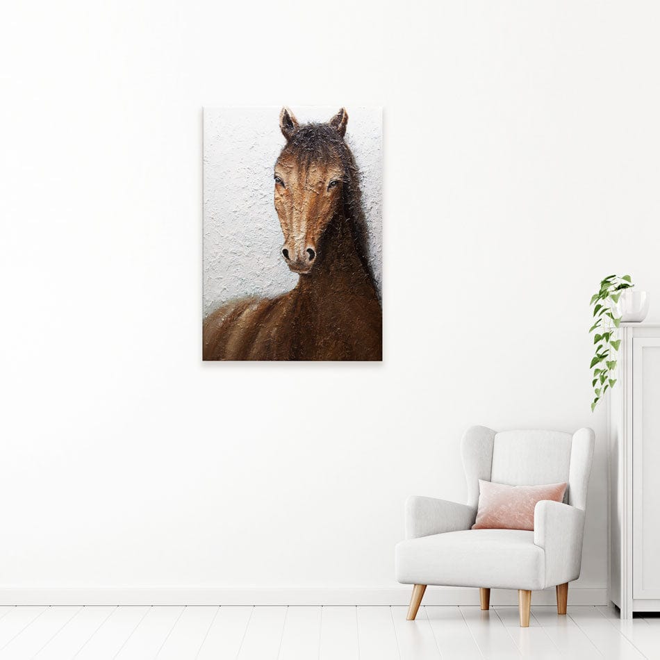 The Horse Canvas Print wall art product Osnat Tzadok