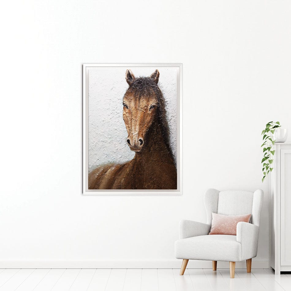 The Horse Canvas Print wall art product Osnat Tzadok