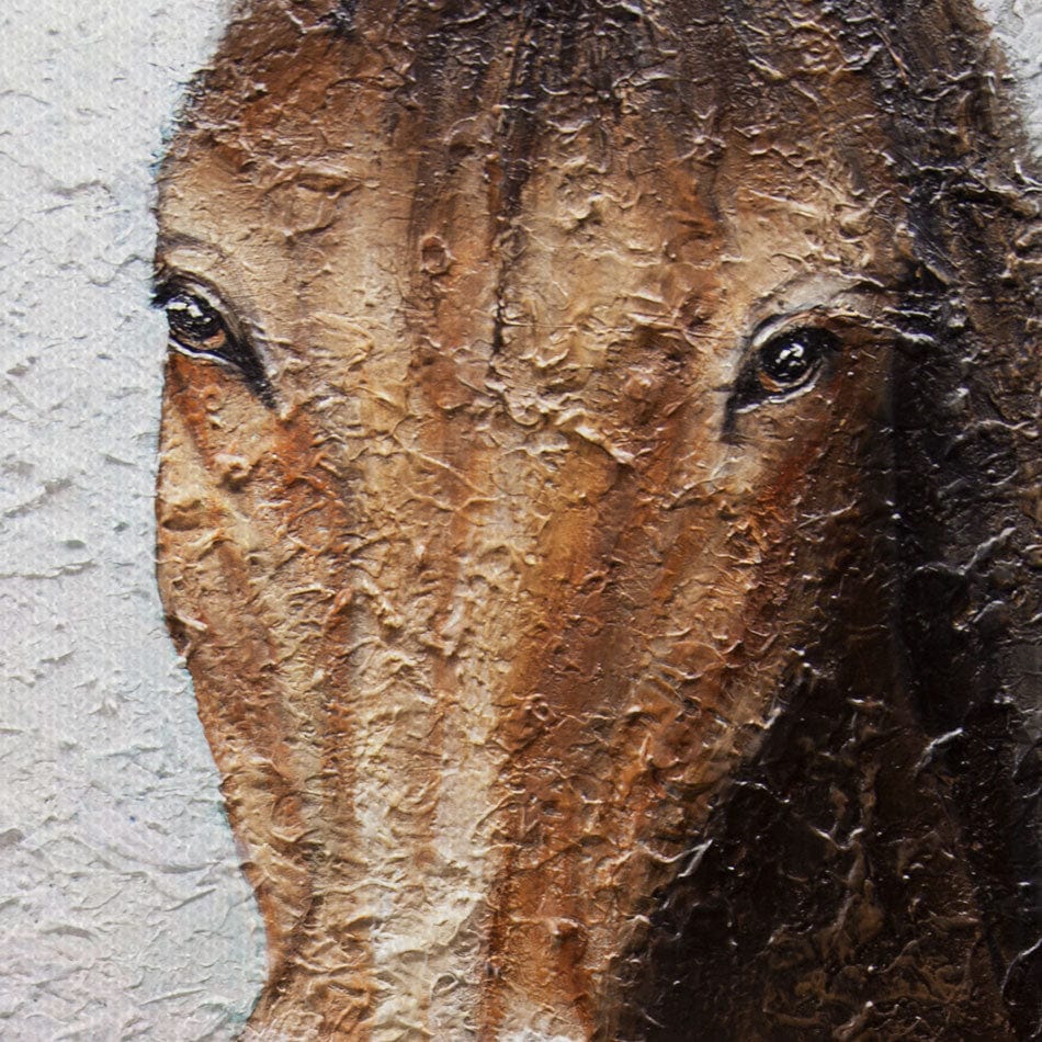 The Horse Canvas Print wall art product Osnat Tzadok