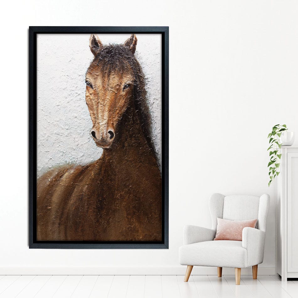 The Horse Canvas Print wall art product Osnat Tzadok