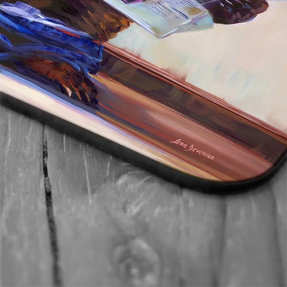 The Informed Bear Coaster Set The Informed Bear Coaster Set wall art product Leon Devenice