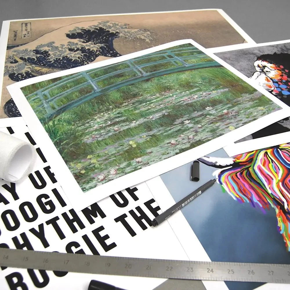 The Japanese Footbridge Art Print The Japanese Footbridge Art Print wall art product Everett Collection / Shutterstock