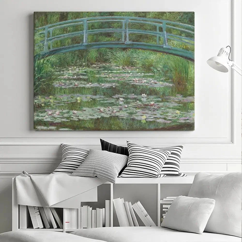 The Japanese Footbridge Canvas Print The Japanese Footbridge Canvas Print wall art product Everett Collection / Shutterstock