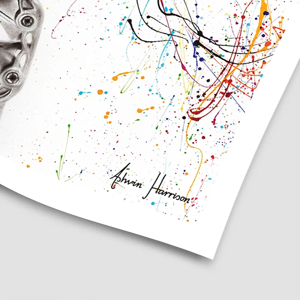 The Jazz Saxophone Square Art Print The Jazz Saxophone Square Art Print wall art product / Shutterstock