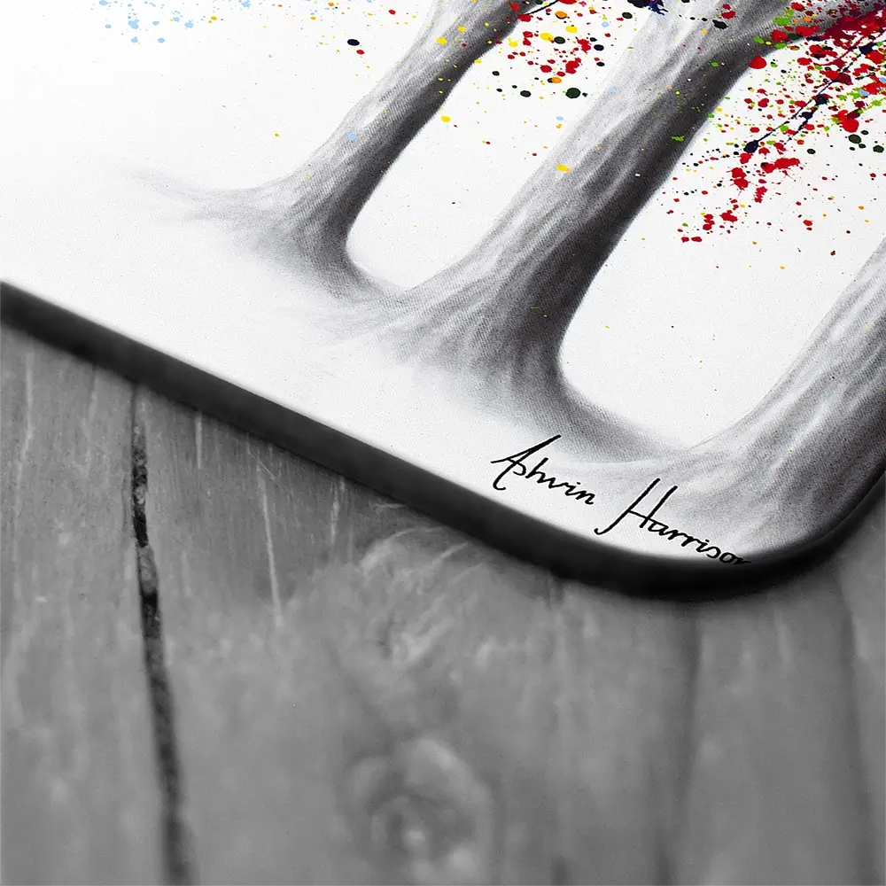 The Journey Continues Coaster Set Rainbow Soul Tree Coaster Set | Rainbow Soul Tree Art Coasters wall art product Ashvin Harrison