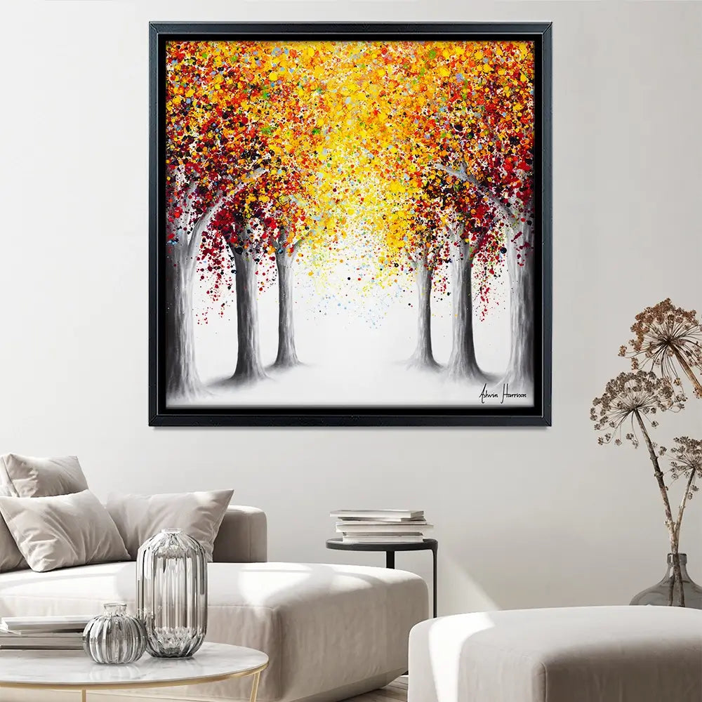 The Journey Continues Square Canvas Print The Journey Continues Square Canvas Print wall art product Ashvin Harrison