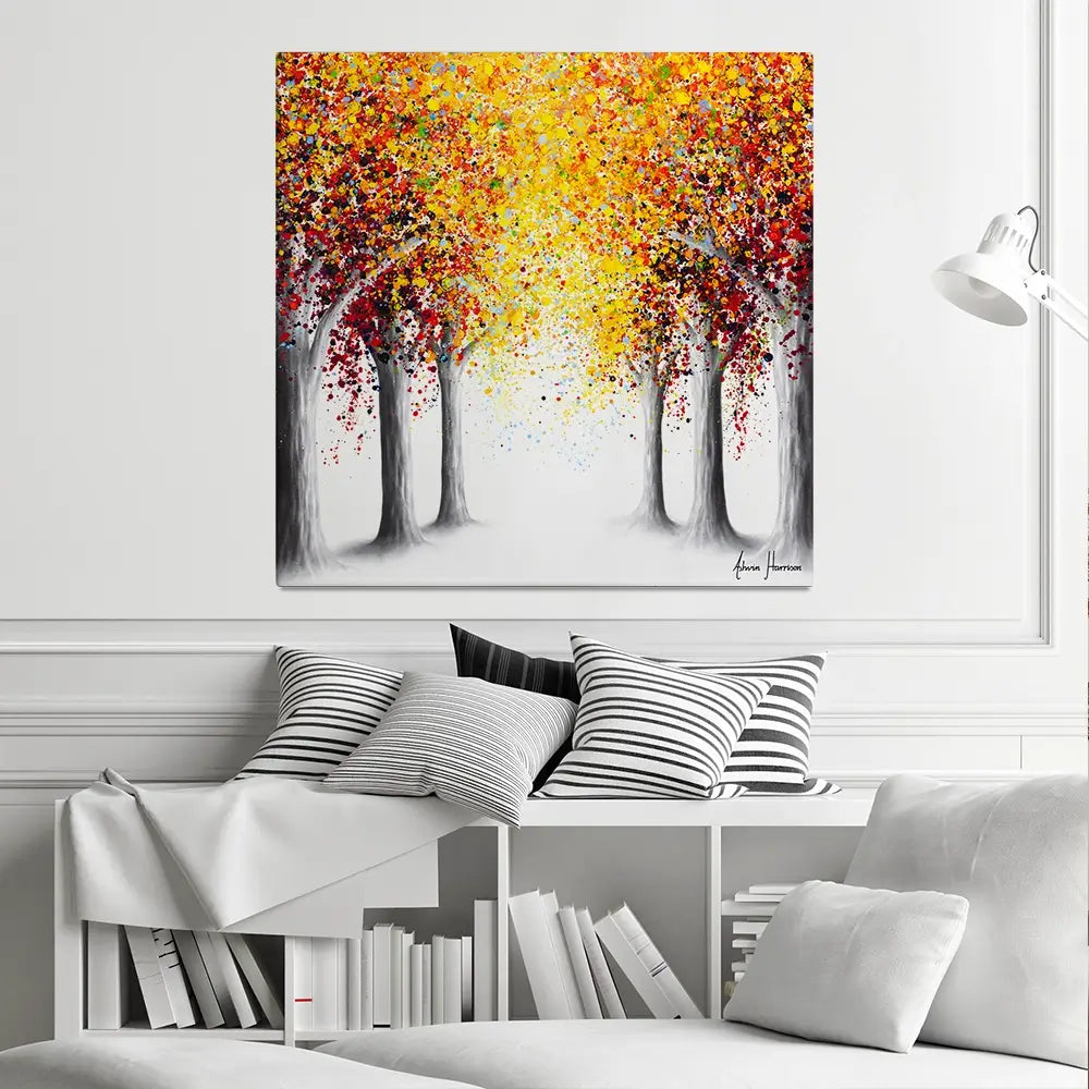 The Journey Continues Square Canvas Print The Journey Continues Square Canvas Print wall art product Ashvin Harrison