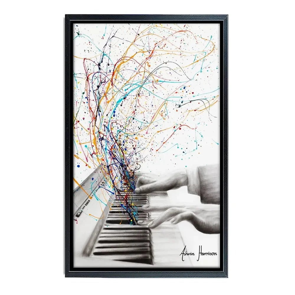 The Keyboard Solo Canvas Print The Keyboard Solo Canvas Print wall art product Ashvin Harrison