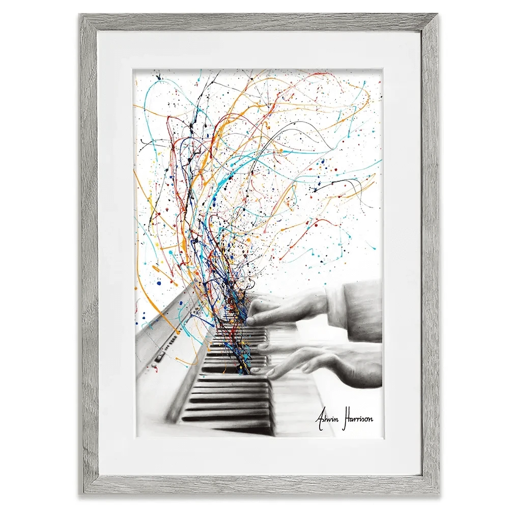 The Keyboard Solo Framed Art Print The Keyboard Solo Framed Art Print wall art product Ashvin Harrison