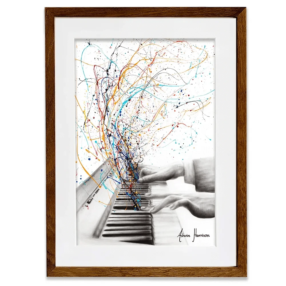 The Keyboard Solo Framed Art Print The Keyboard Solo Framed Art Print wall art product Ashvin Harrison