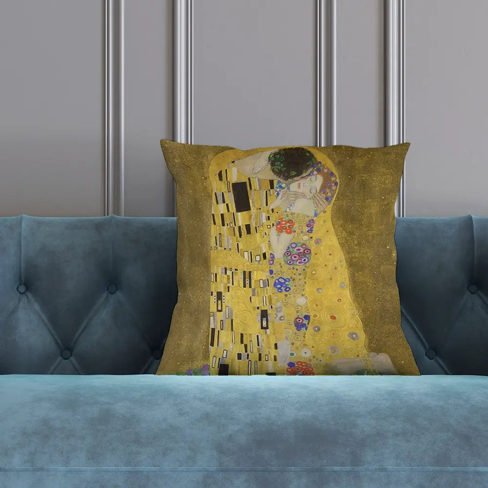 The Kiss Cushion The Kiss Cushion wall art product Gustav Klimt