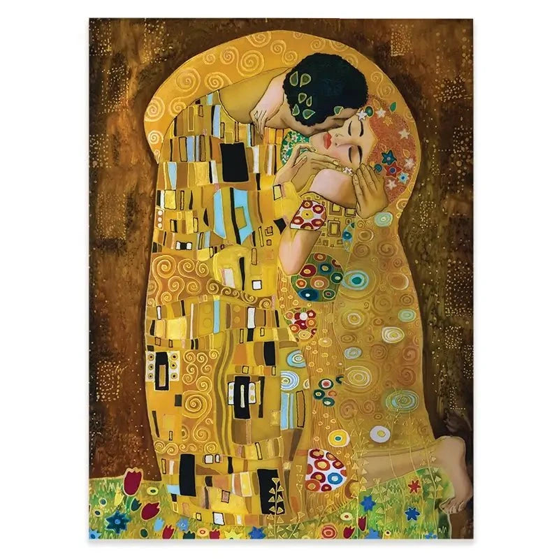 The Kiss Reimagined Canvas Print The Kiss Canvas Print | The Kiss Canvas Art | The Kiss Canvas Artwork wall art product Liliya Kulianionak / Shutterstock