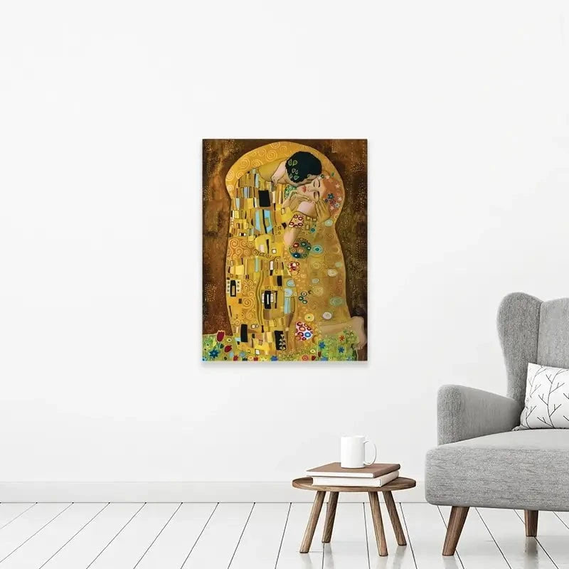 The Kiss Reimagined Canvas Print The Kiss Canvas Print | The Kiss Canvas Art | The Kiss Canvas Artwork wall art product Liliya Kulianionak / Shutterstock