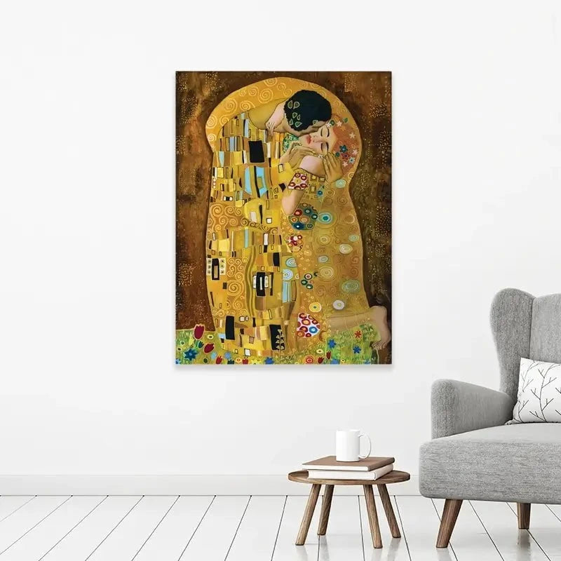 The Kiss Reimagined Canvas Print The Kiss Canvas Print | The Kiss Canvas Art | The Kiss Canvas Artwork wall art product Liliya Kulianionak / Shutterstock