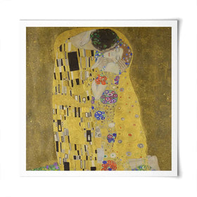 The Kiss Square Art Print The Kiss Square Art Print wall art product Gustav Klimt