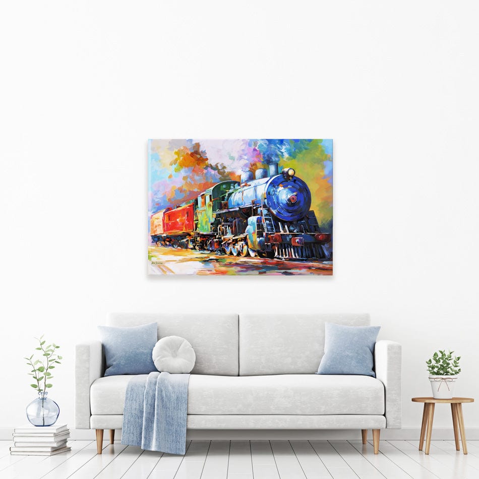 The Last Train Canvas Print wall art product Leon Devenice