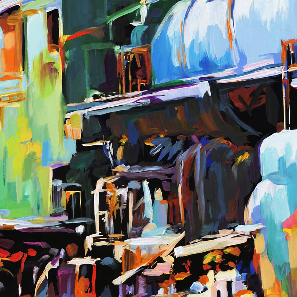 The Last Train Canvas Print wall art product Leon Devenice