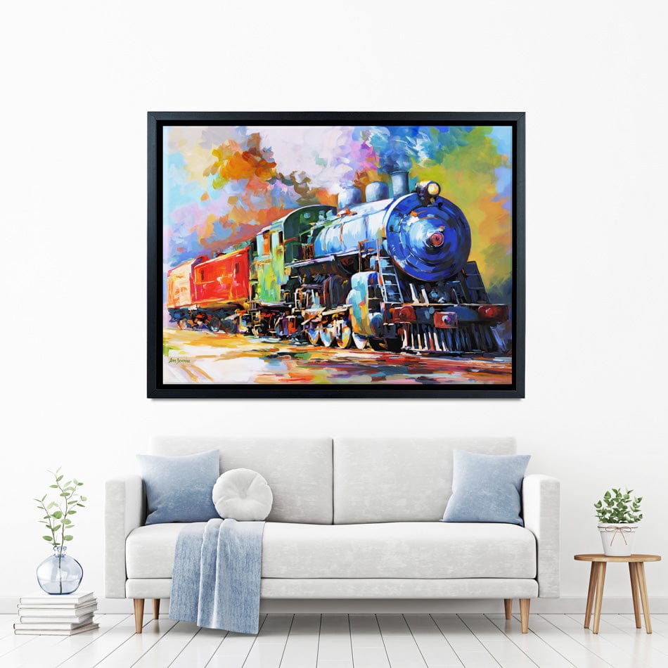 The Last Train Canvas Print wall art product Leon Devenice